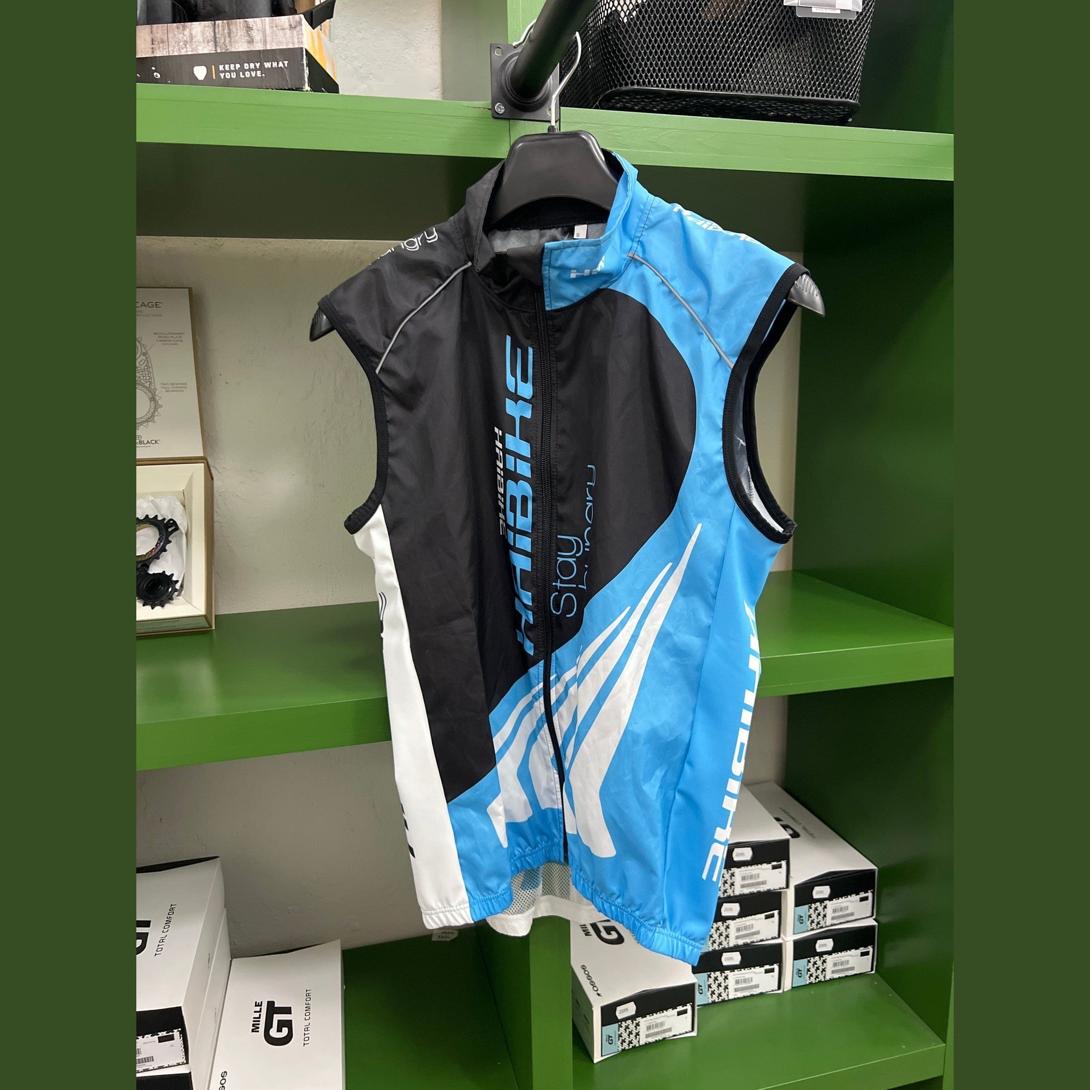 Vindväst Haibike Stay hungry Svart/Blå/Vit