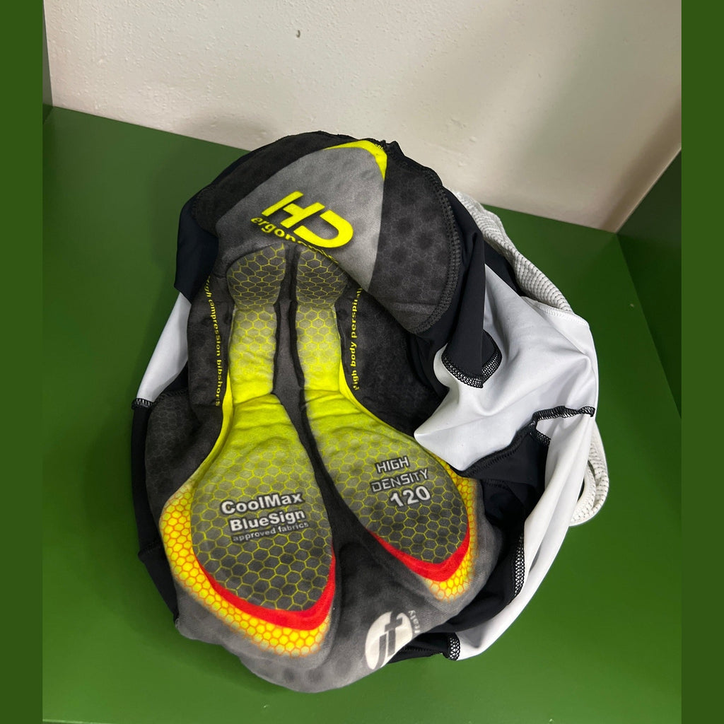 Cykelbyxor korta Rideaway/Haibike Svart/blå/vit