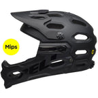 Bell Super 3R Mips - Fullface cykelhjälm med avtagbart hak/munskydd