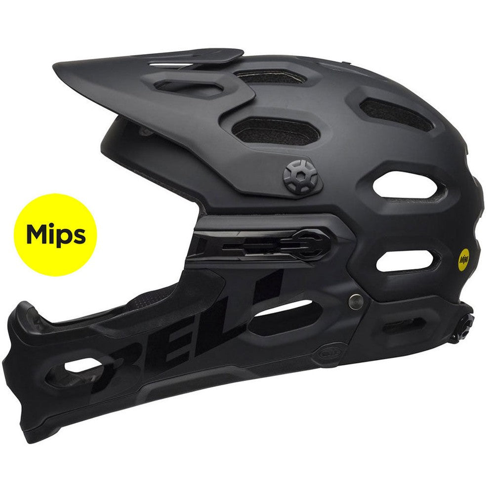 Bell Super 3R Mips - Fullface cykelhjälm med avtagbart hak/munskydd