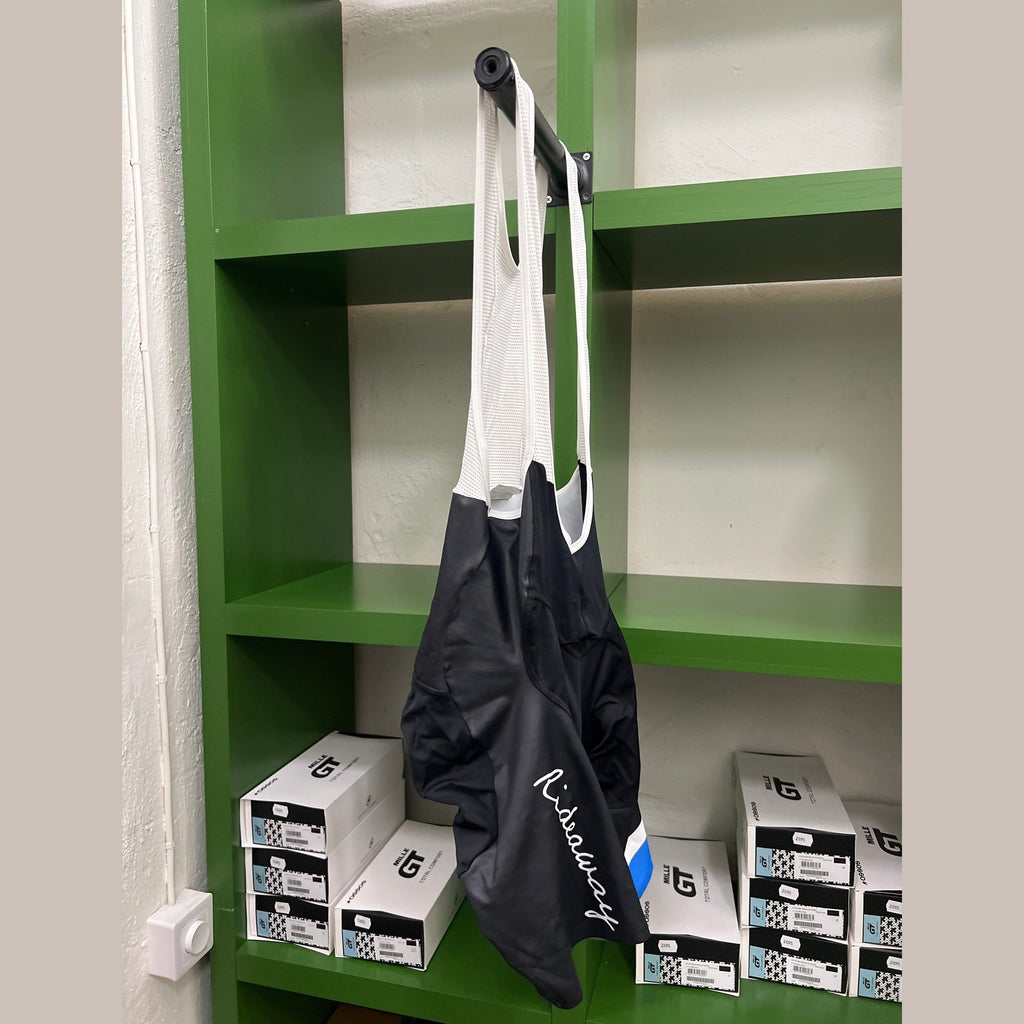 Cykelbyxor korta Rideaway/Haibike Svart/blå/vit