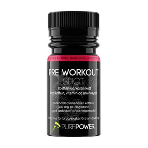 PurePower Energy Drink Redberry 60ml - Energidryck med Koffein