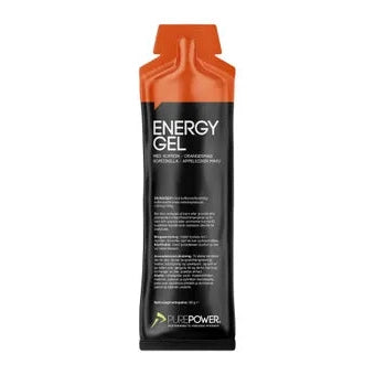 PurePower Energy Gel Koffein Orange 60g - Energigel Cykling